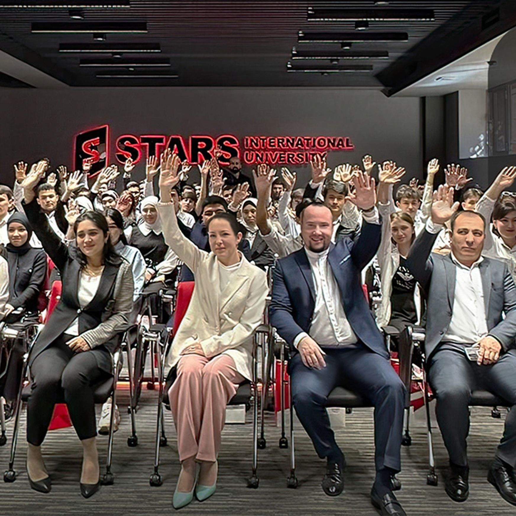 Студенты и преподаватели STARS International University