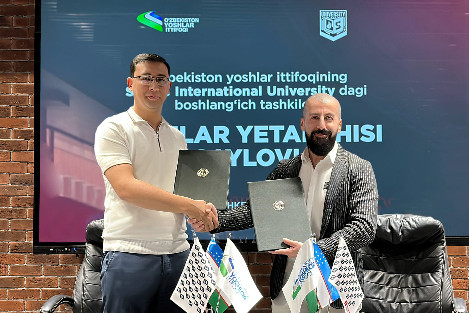 Memorandum of Cooperation with the Youth Union of Uzbekistan