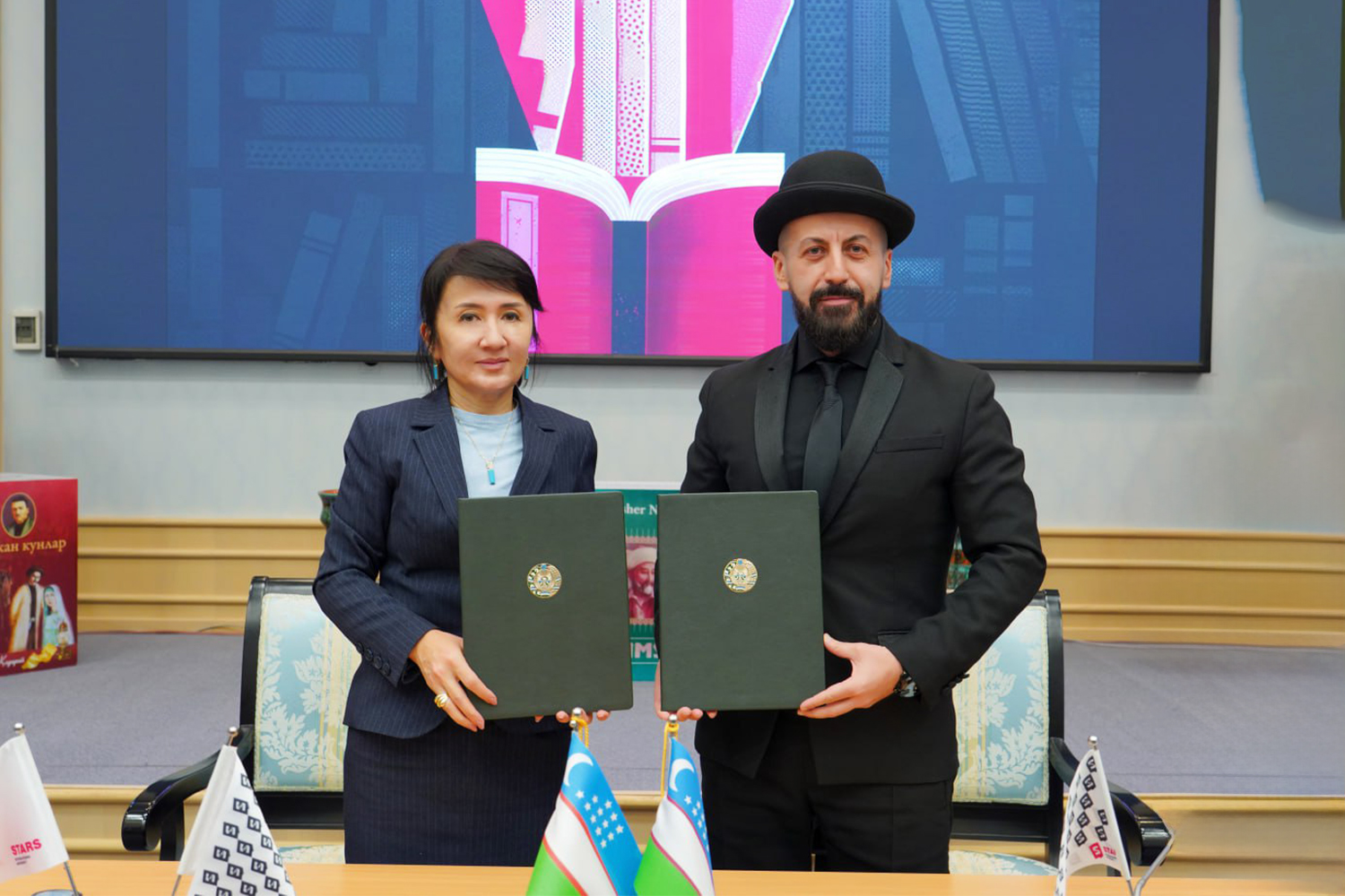 Memorandum Signing Between STARS International University and the Alisher Navoi National Library of Uzbekistan