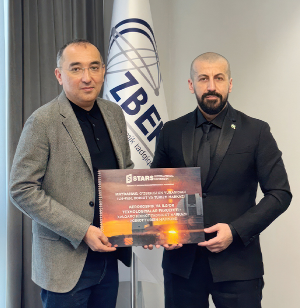 Прорыв в науке и космосе: STARS University и «Узбеккосмос» создают будущее!